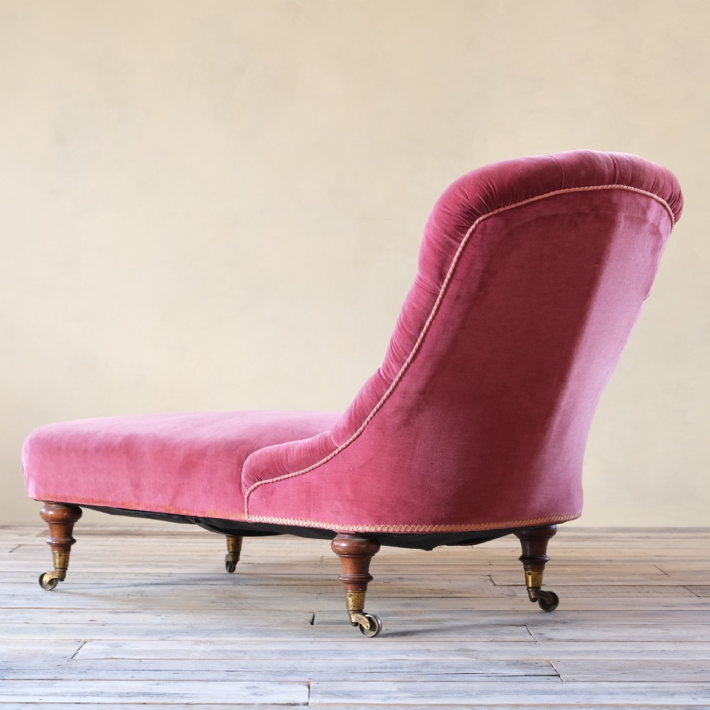 19th century Howard and sons daybed c1860 View IV