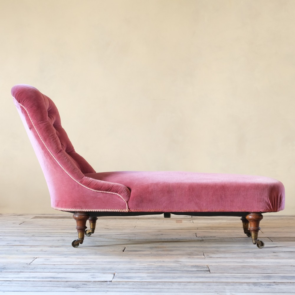 19th century Howard and sons daybed c1860 View VI