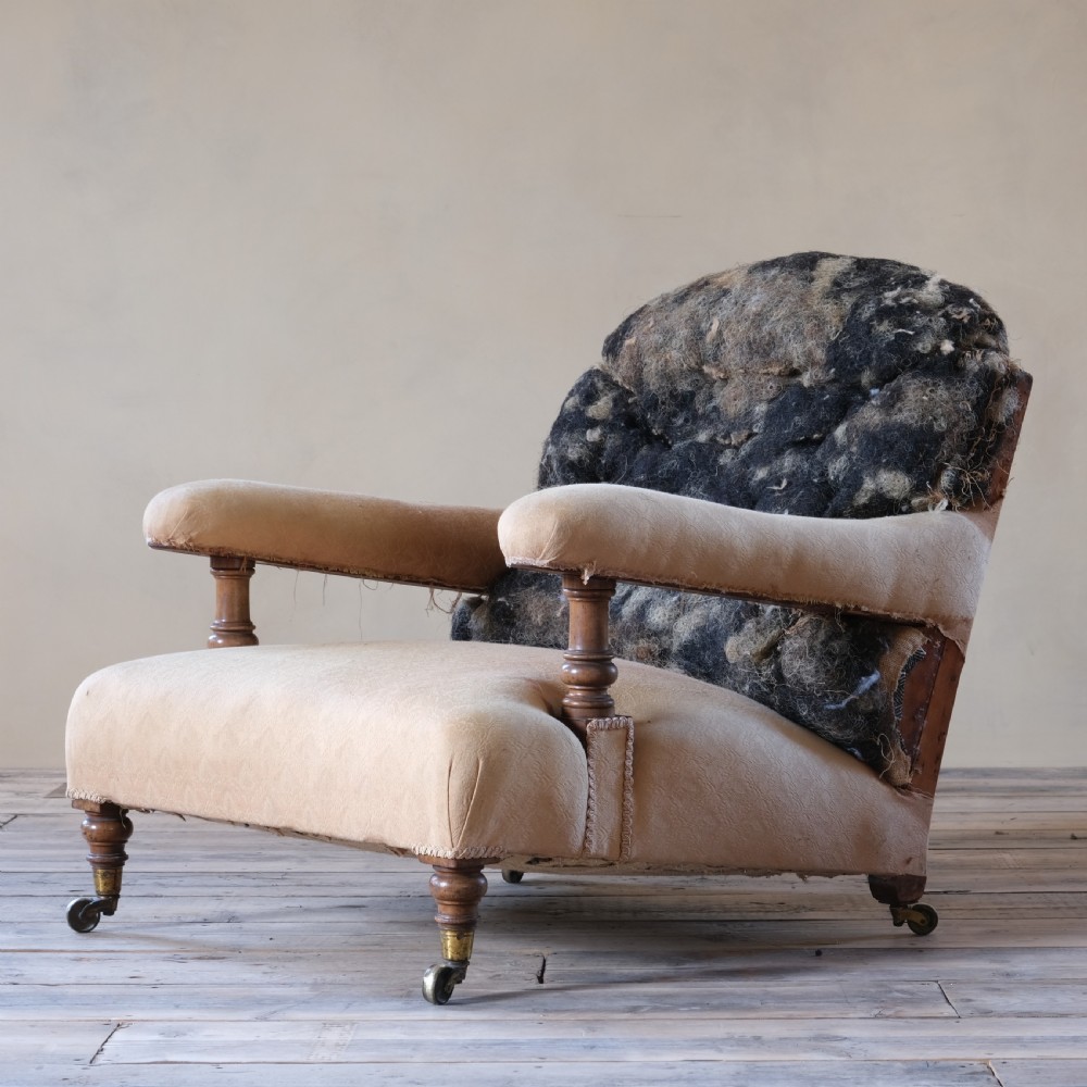 19th century Howard and sons open armchair c1860 View II