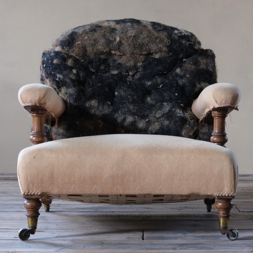 19th century Howard and sons open armchair c1860 View III