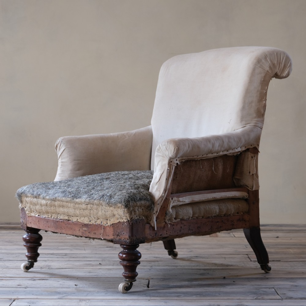 19th century petite armchair c1880 View VIII