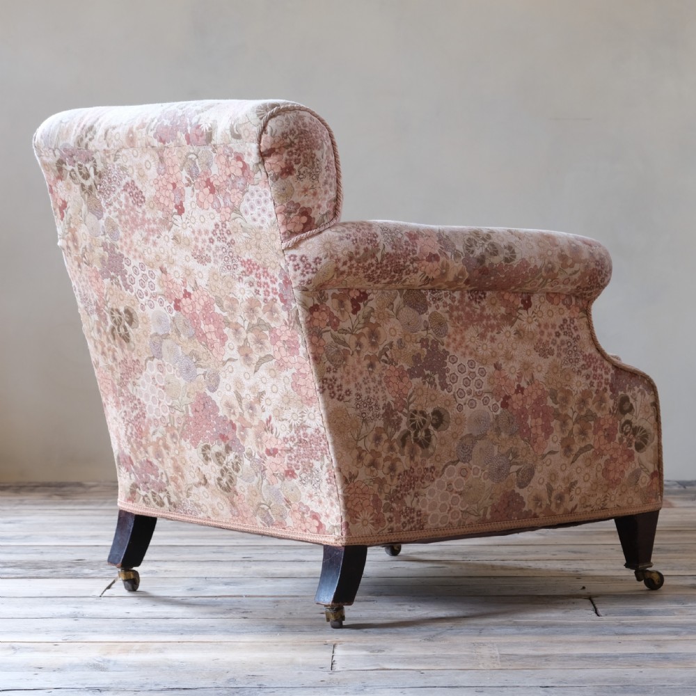 antique floral country house armchair View VI