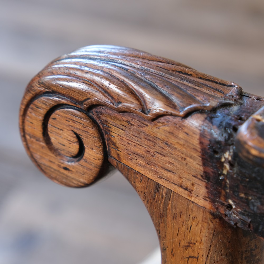 regency rosewood open armchair attributed to Gillow c1835 View IX