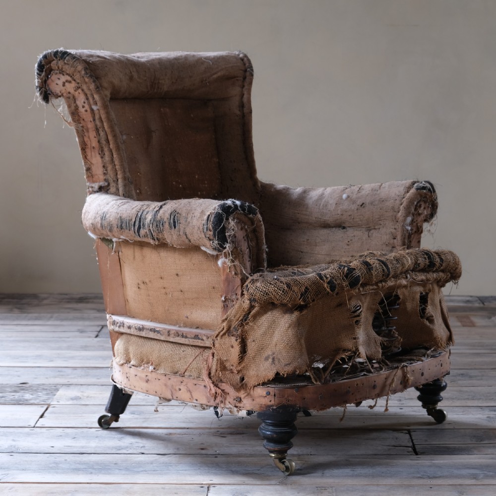19th century Howard style armchair c1880 View II