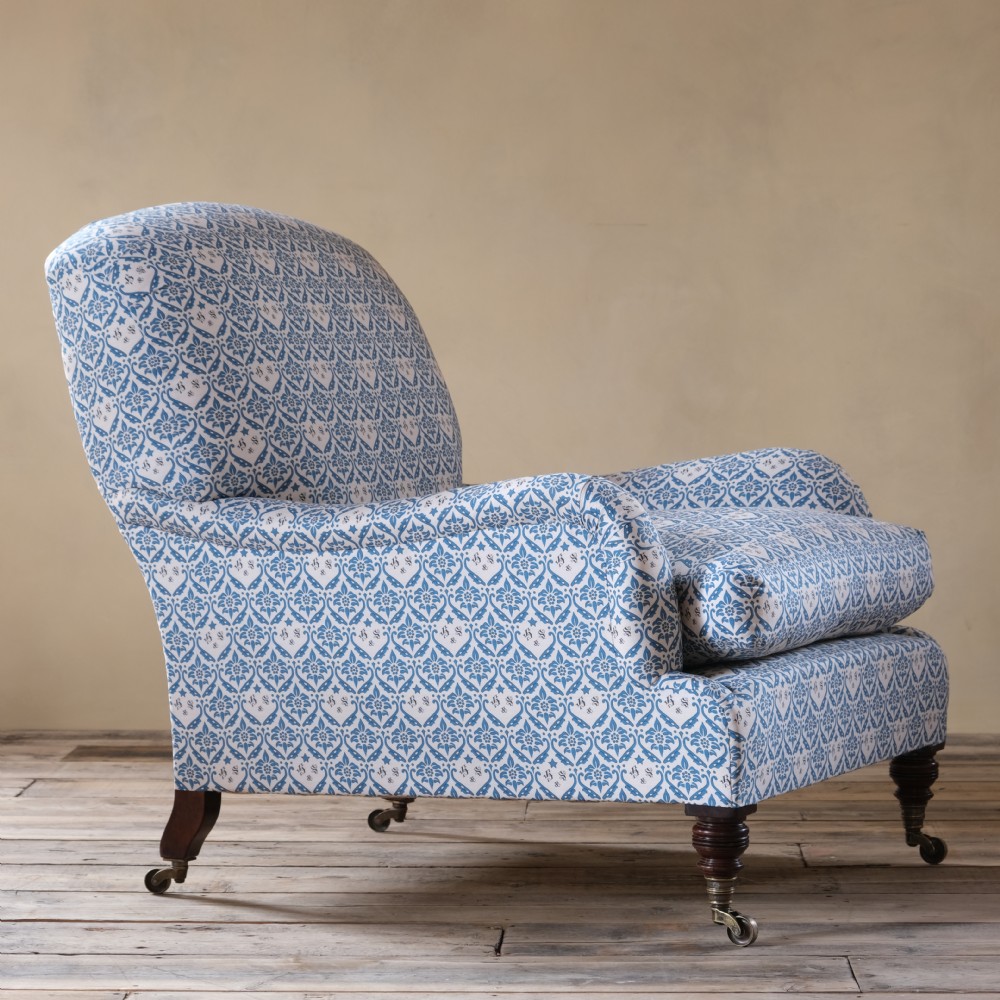 19th century Howard and sons Grafton armchair c1870 View IV