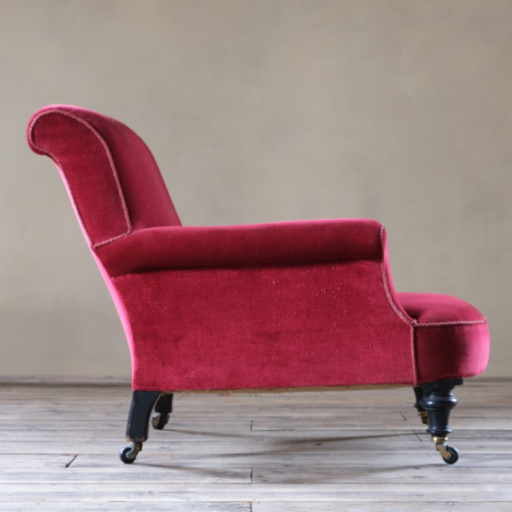19th century Howard style armchair c1880 View V
