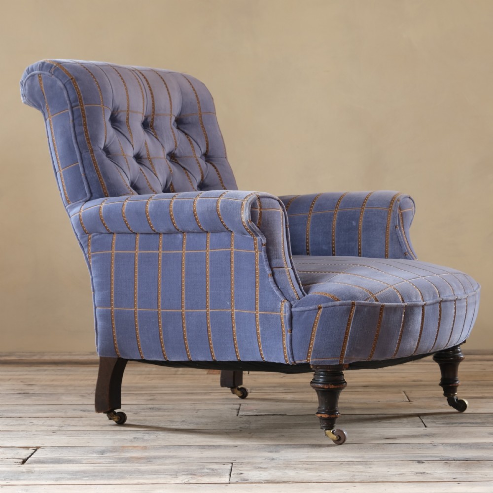 19th century Howard style armchair c1880 View III