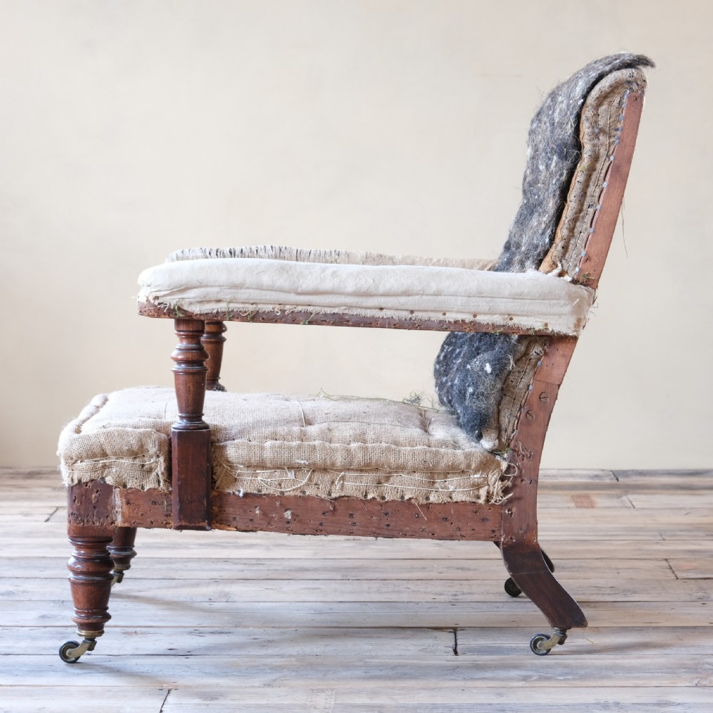 19th century open armchair by Gillows c1890 View V