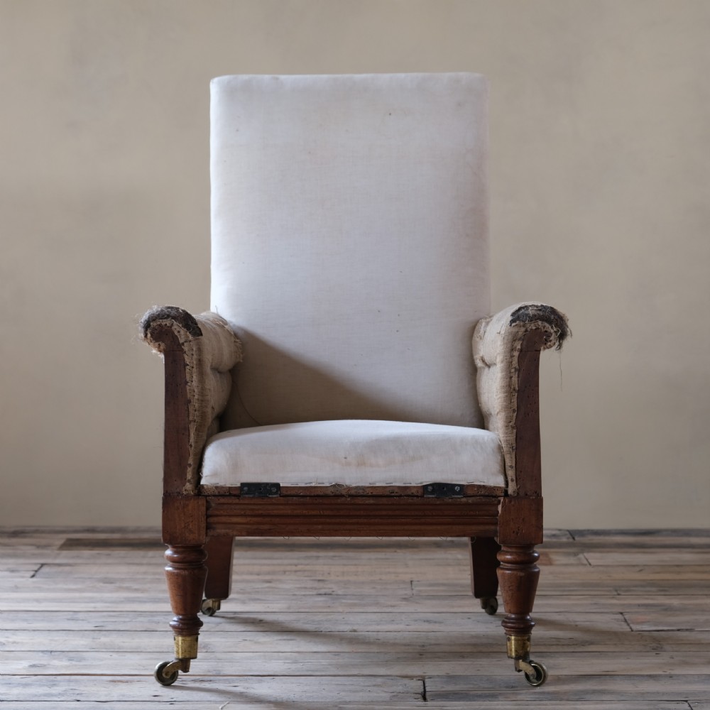 Early 19th century library armchair View II