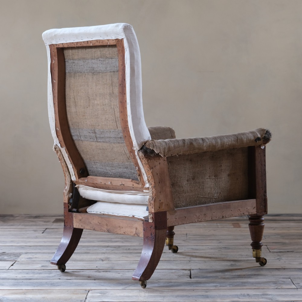 Early 19th century library armchair View V