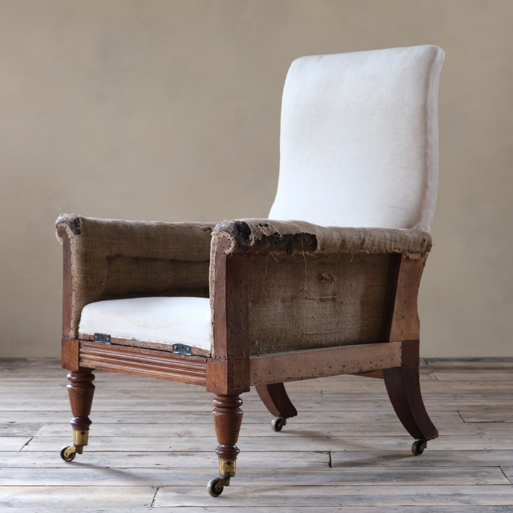 Early 19th century library armchair View IX