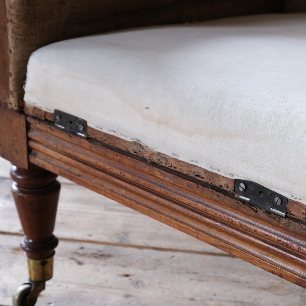 Early 19th century library armchair View XIV