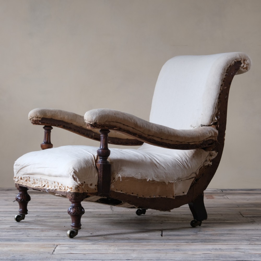 19th century Howard style Open armchair View III
