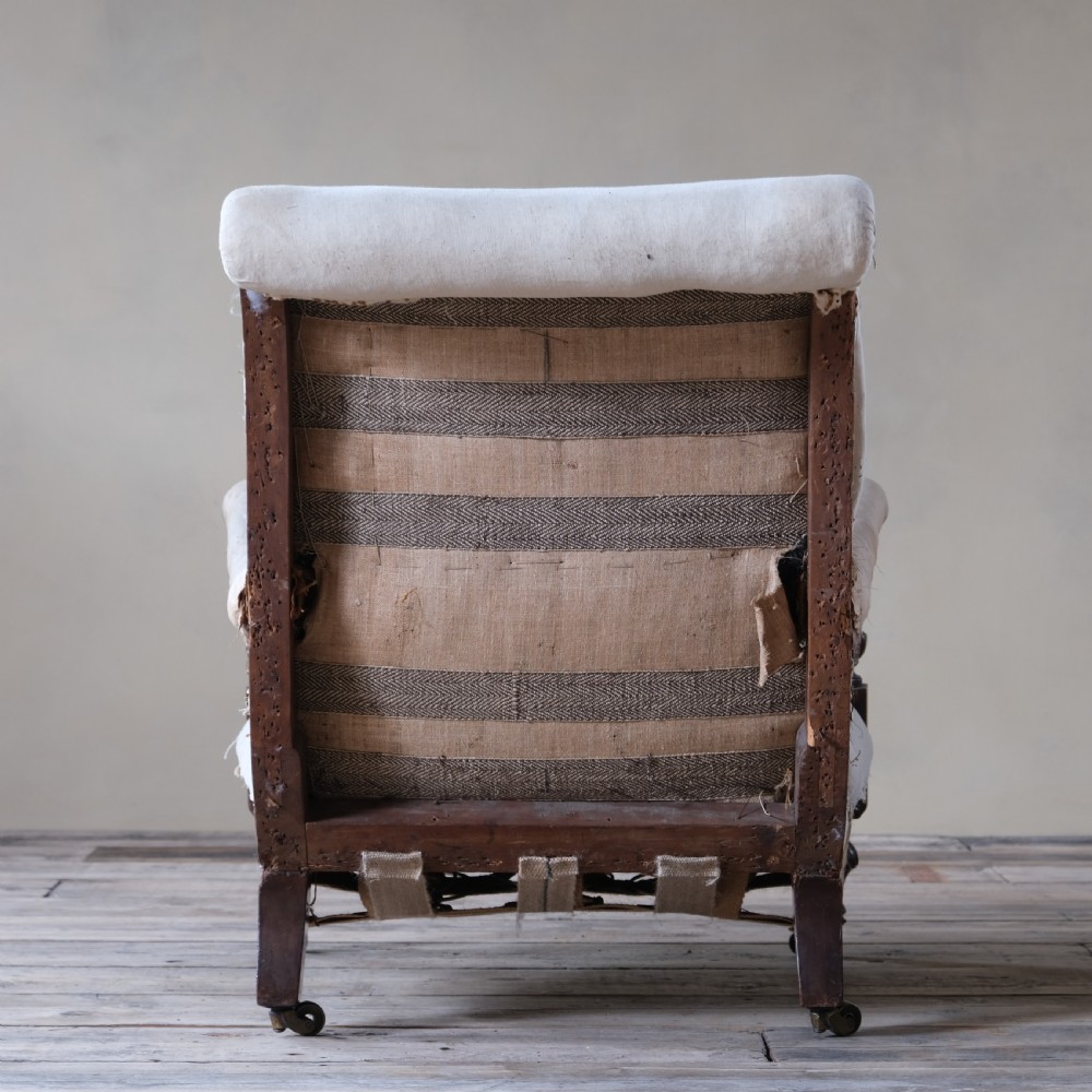 19th century Howard style Open armchair View V
