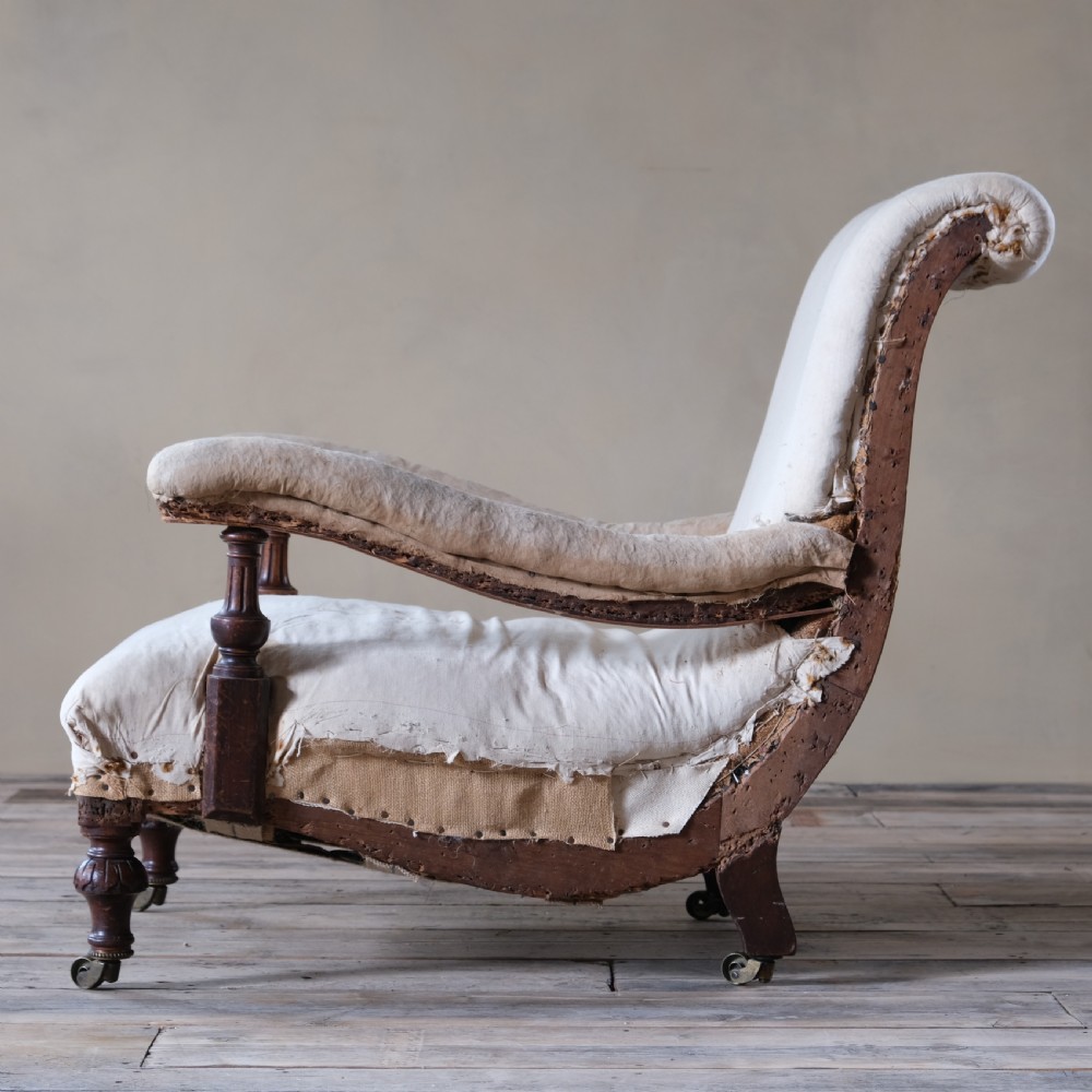 19th century Howard style Open armchair View VI