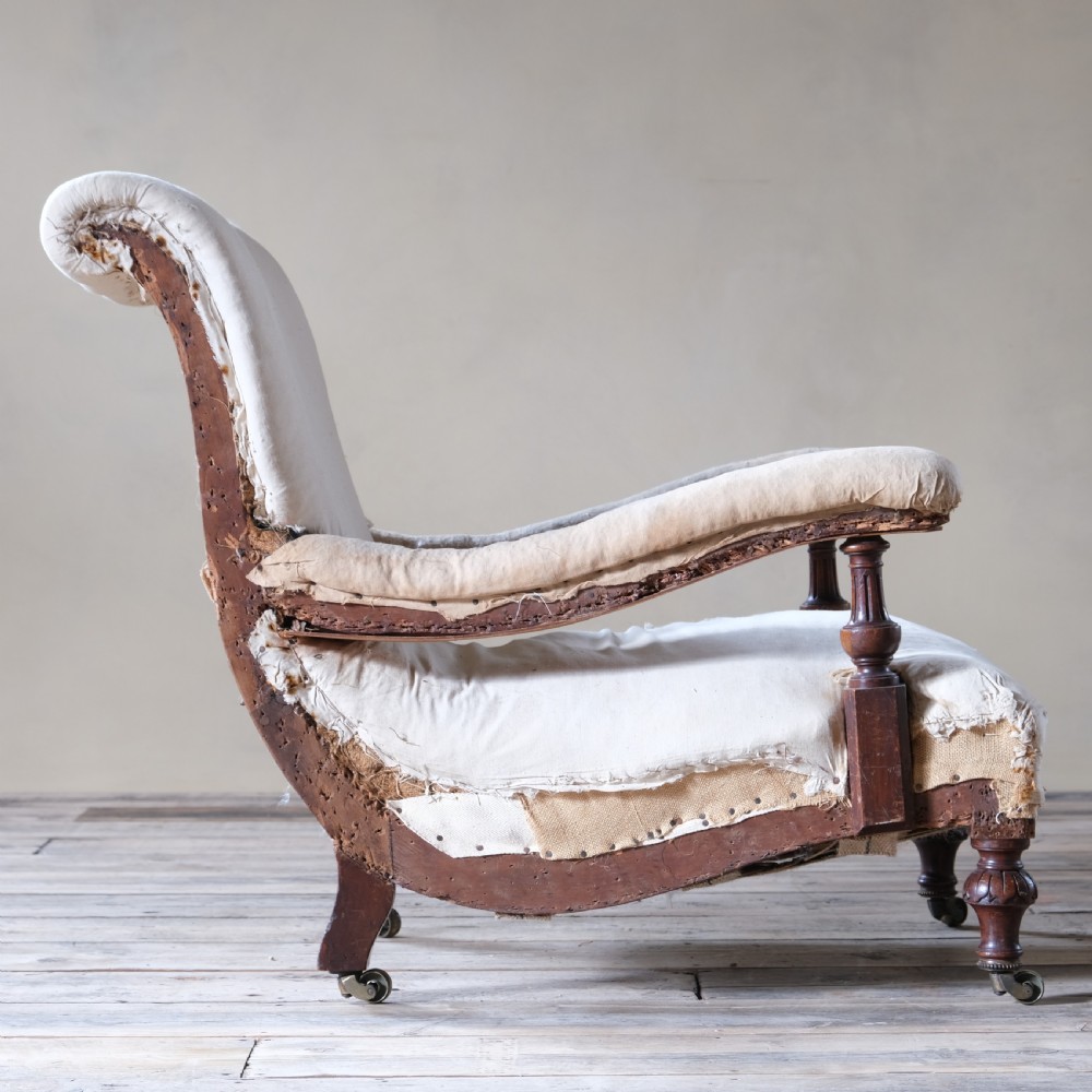 19th century Howard style Open armchair View VIII
