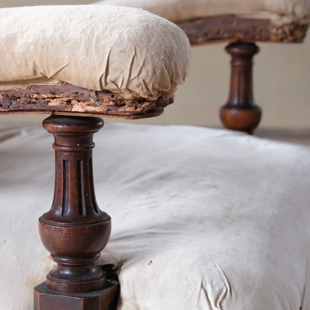 19th century Howard style Open armchair View IX