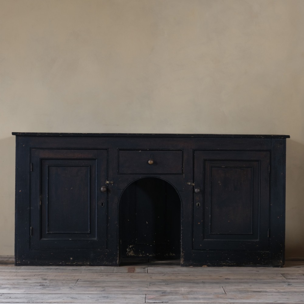 19th century ebonized pine dresser View II