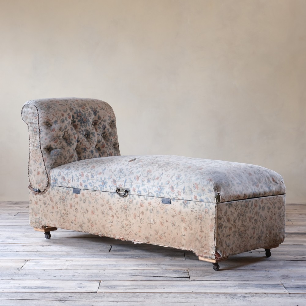 19th century storage daybed ottoman View II