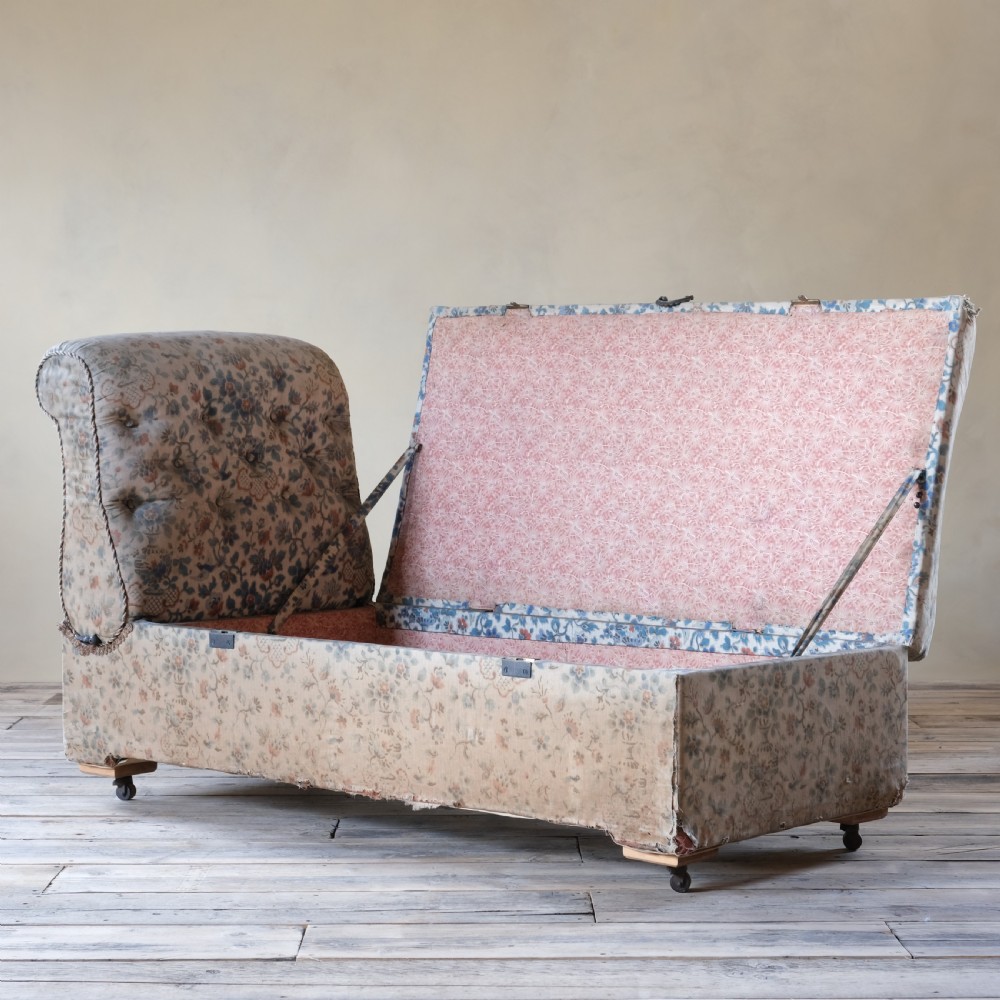 19th century storage daybed ottoman View III
