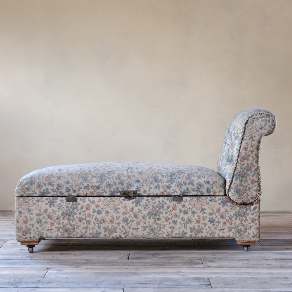 19th century storage daybed ottoman View X