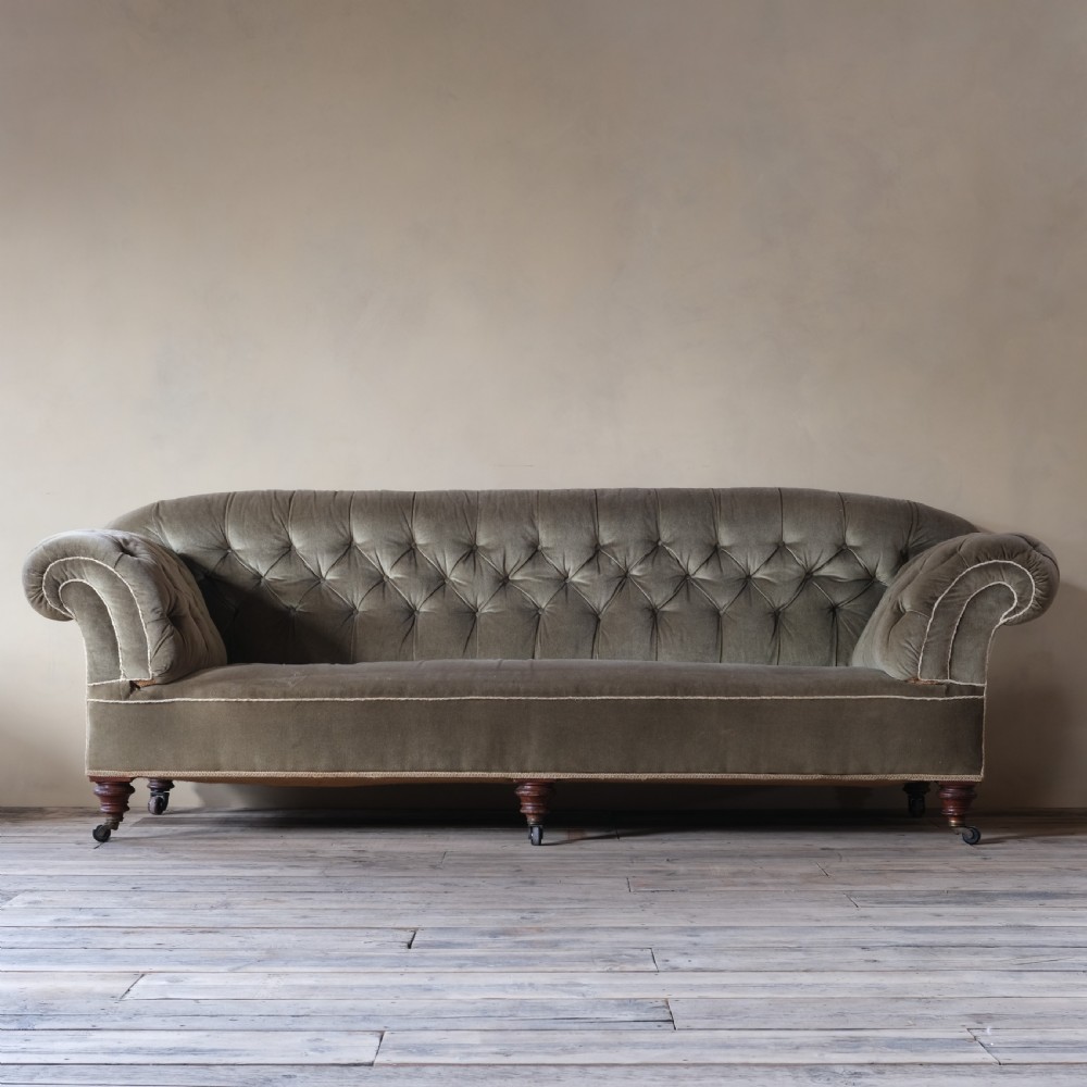 A large 3 seater country house sofa