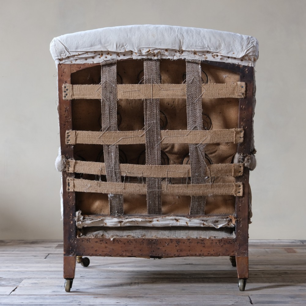 Antique Howard style open armchair  View VI