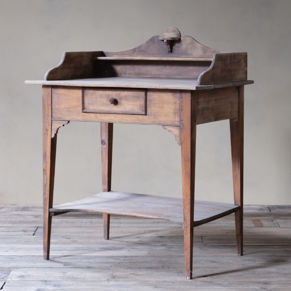 Antique French fruit wood washstand View IV