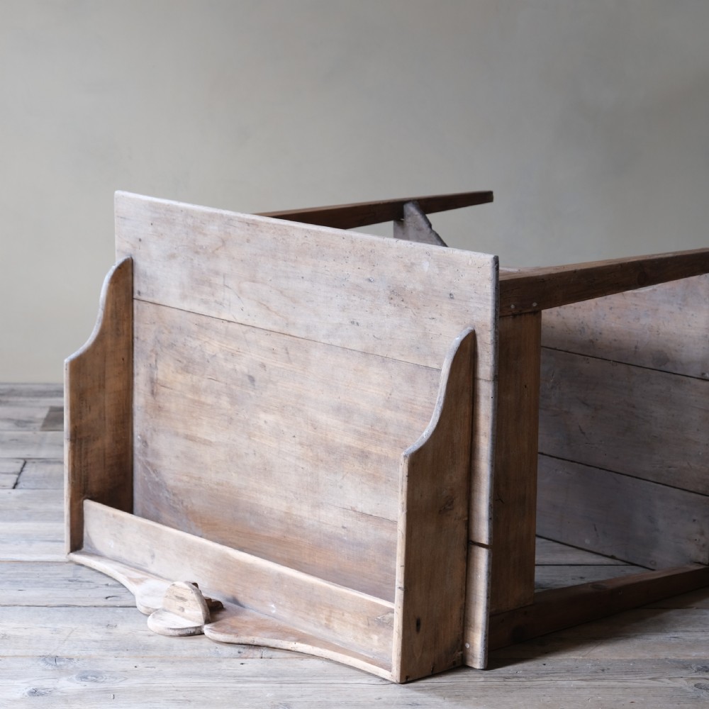 Antique French fruit wood washstand View IX