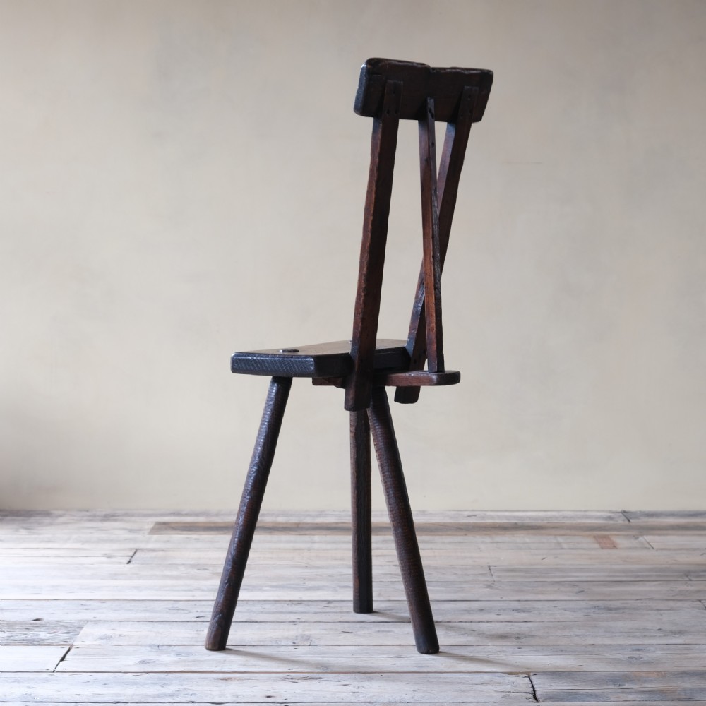 19th century vernacular Sheffield cutlers stool View III