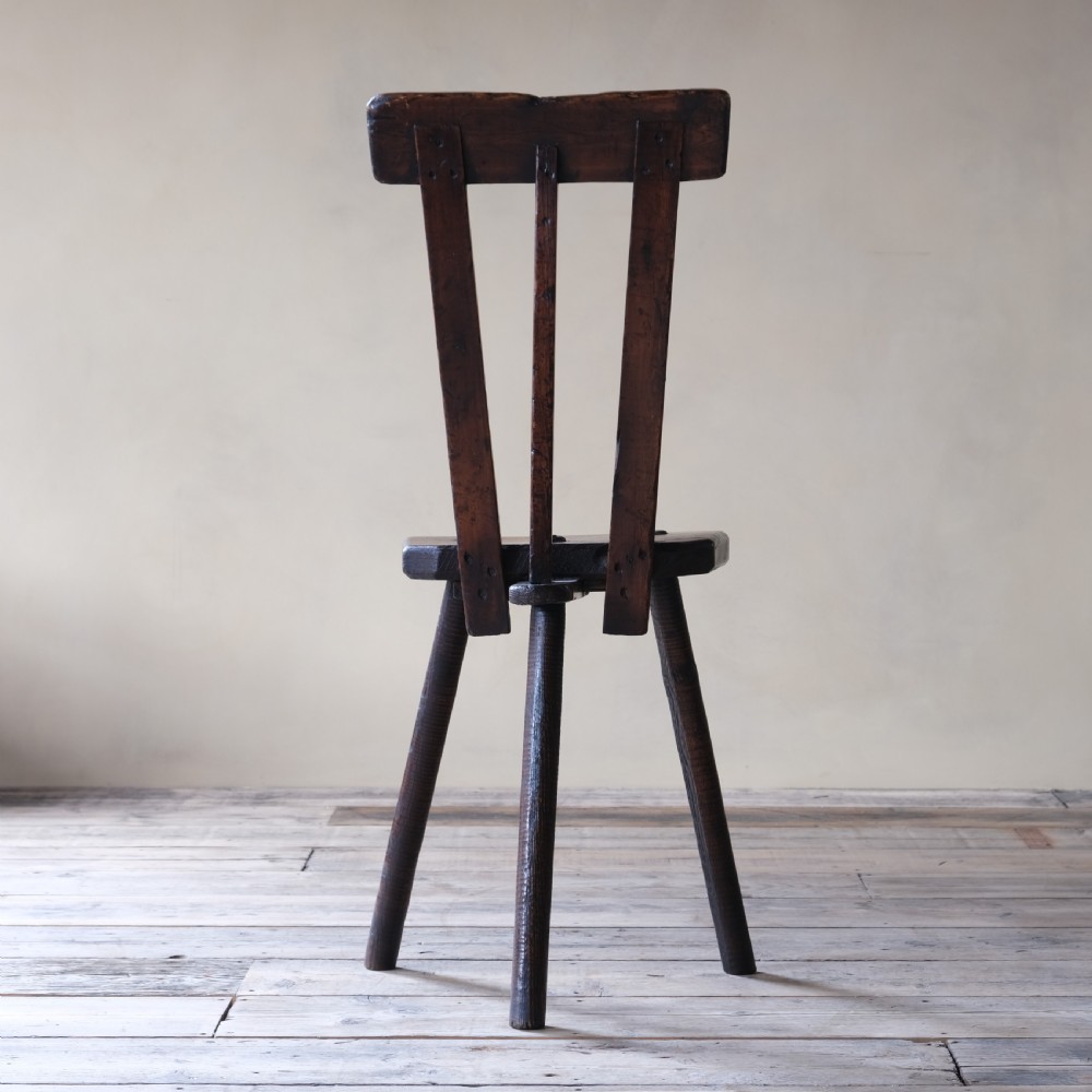 19th century vernacular Sheffield cutlers stool View V