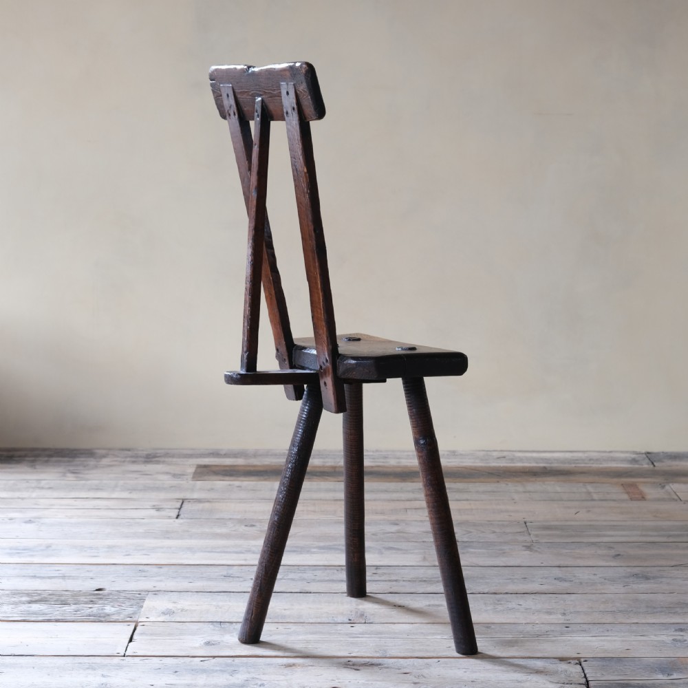 19th century vernacular Sheffield cutlers stool View VI