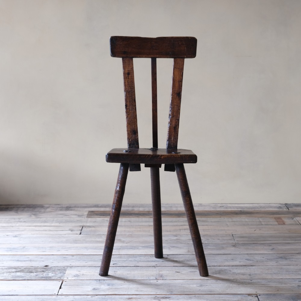 19th century vernacular Sheffield cutlers stool View XI