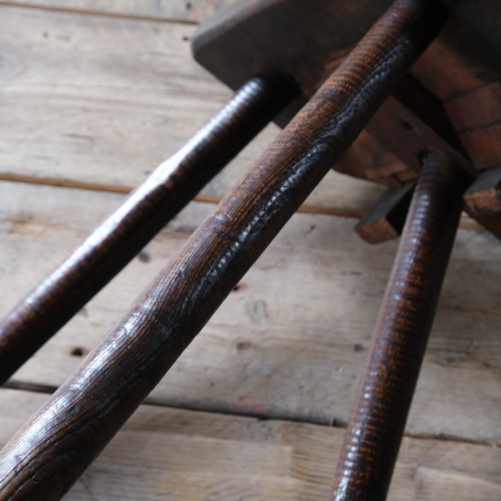 19th century vernacular Sheffield cutlers stool View XV