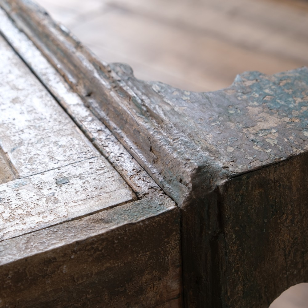 Georgian 18th century pained pine farmhouse cupboard View XIV