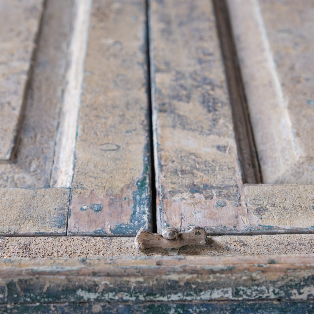 Georgian 18th century pained pine farmhouse cupboard View XVII