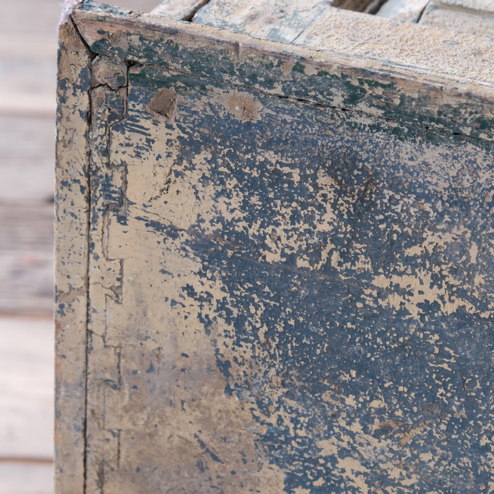 Georgian 18th century pained pine farmhouse cupboard View XIX