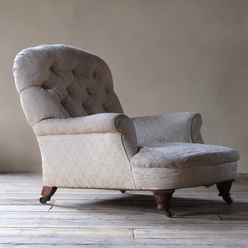 Large 19th century country house armchair c1860 View IV