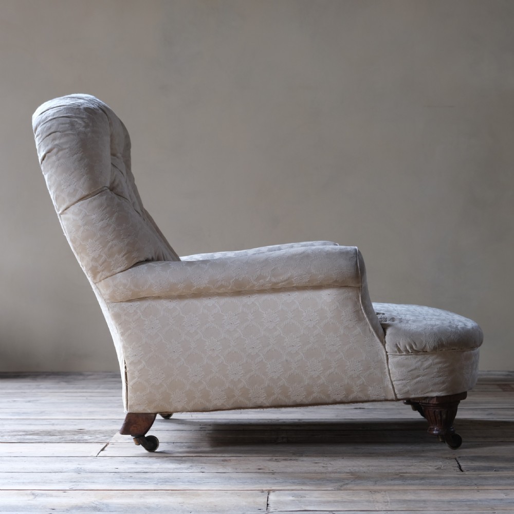 Large 19th century country house armchair c1860 View V