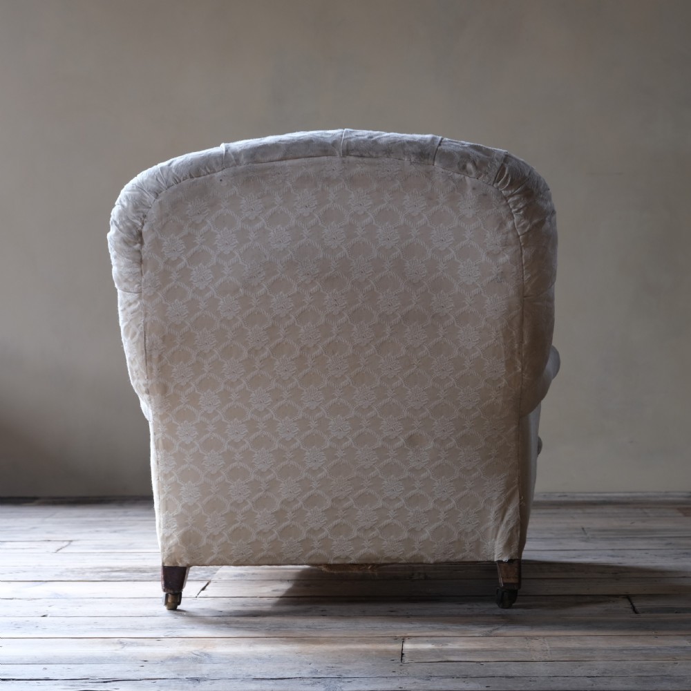 Large 19th century country house armchair c1860 View VII
