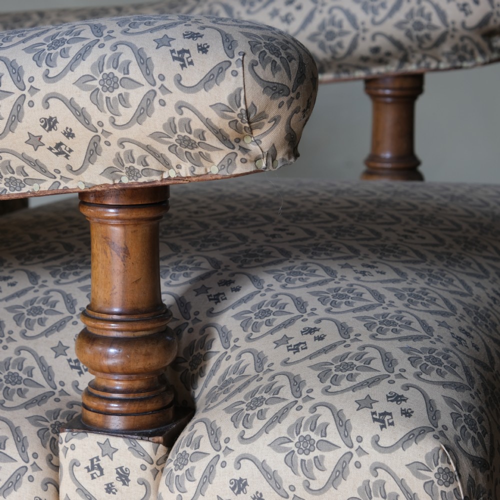 19th century Howard and sons open armchair c1860 View V