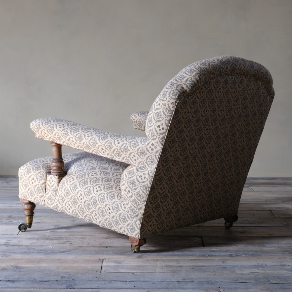 19th century Howard and sons open armchair c1860 View VI