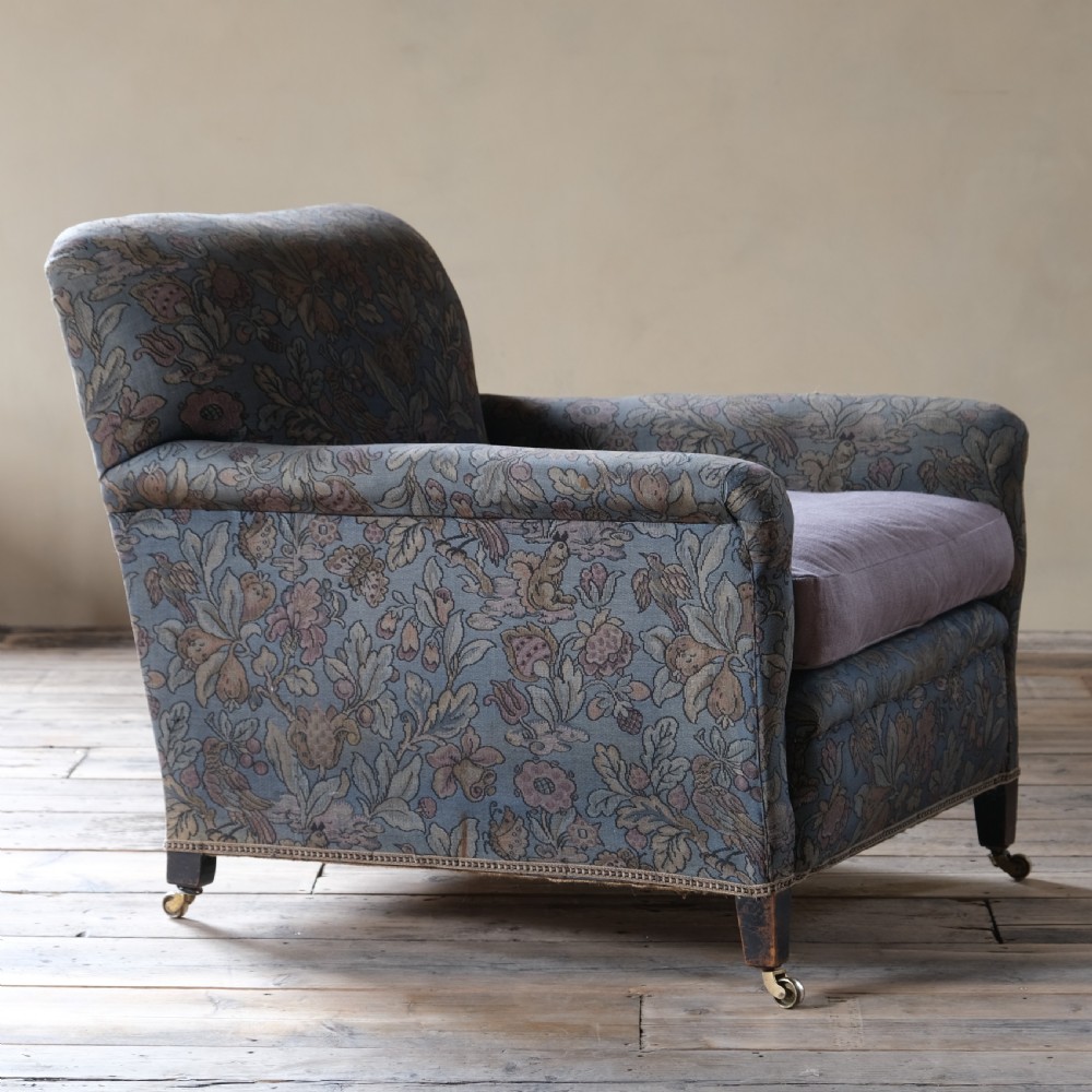 early 20th century floral country house armchair View III