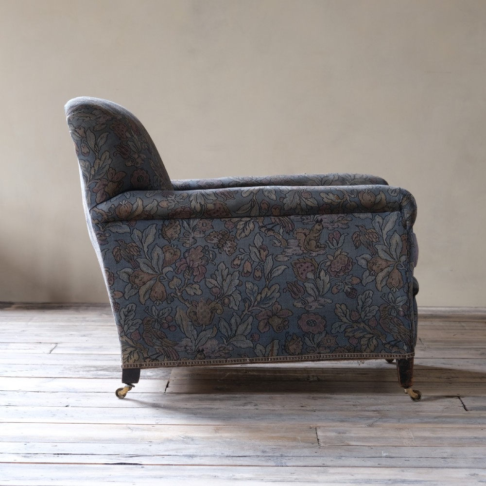 early 20th century floral country house armchair View V