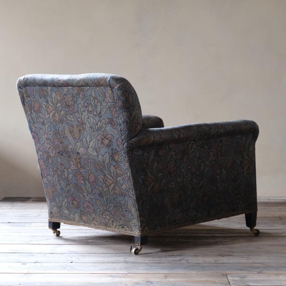early 20th century floral country house armchair View VI