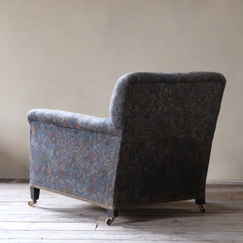 early 20th century floral country house armchair View VII