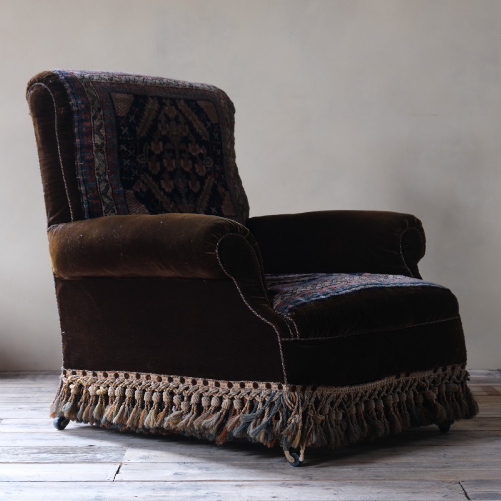 A 19th century country house carpet chair in good original condition View IV