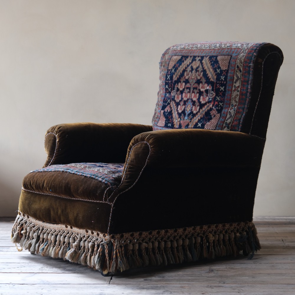 A 19th century country house carpet chair in good original condition View VII