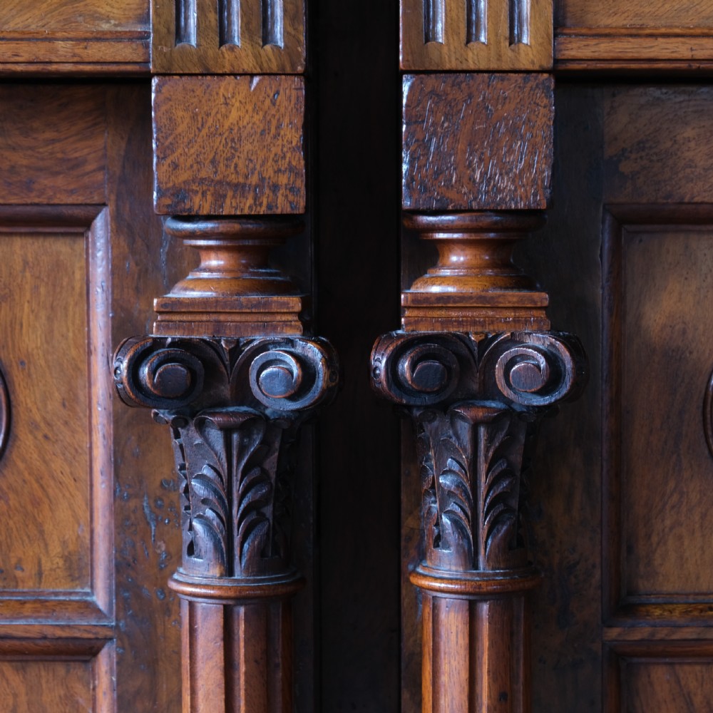 Aesthetic movement pollard Oak Press Cupboard View V