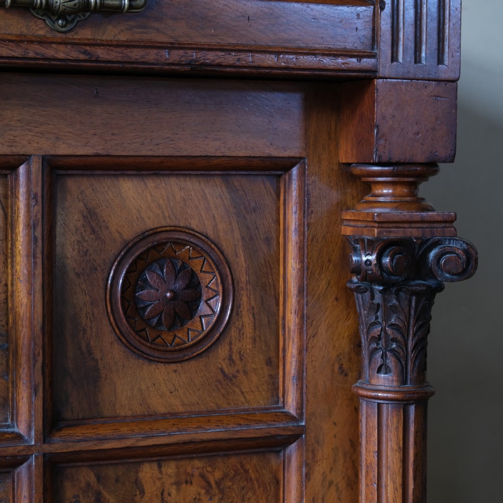 Aesthetic movement pollard Oak Press Cupboard View VII